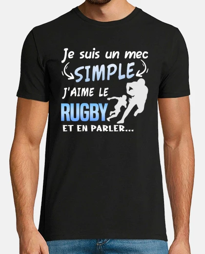Tee-shirt Rugby, humour sport, idée cadeau