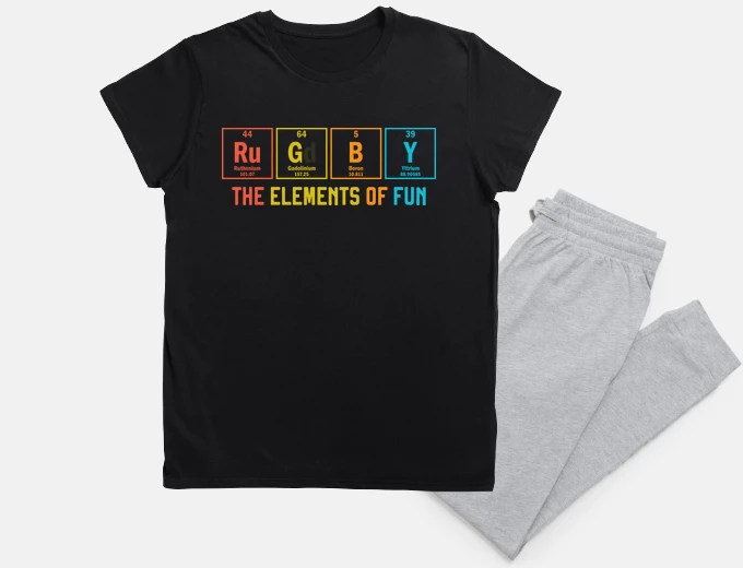 Pyjama rugby tabla periodic chemistry