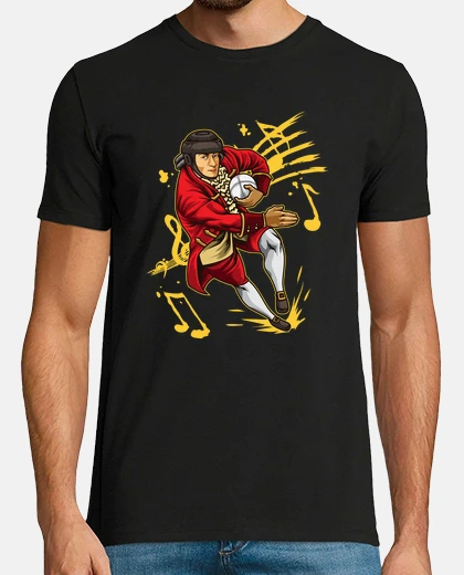 Tee-shirt Rugby Wolfgang Amadeus Mozart