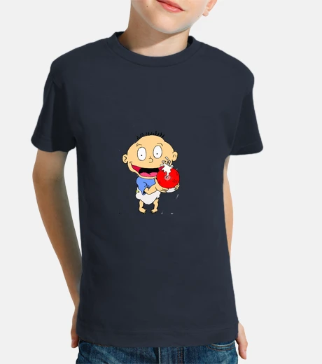 Ropa Rugrats, Niño, manga corta, azul marino