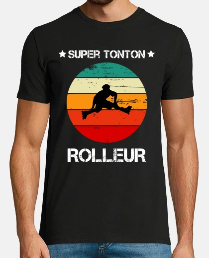 T-shirt rullo di super zio vintage