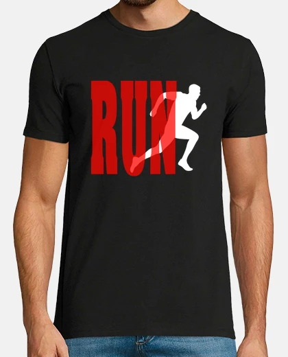 T-shirt run v