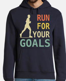Run For Your Goals Man Runner