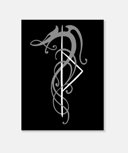 Stampa runa vichinga futhark thurisaz - svehen