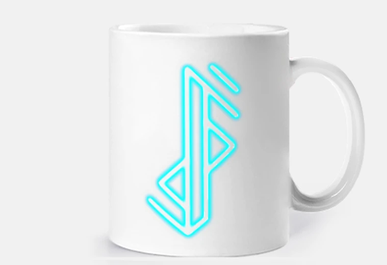 Mug Rune Viking vieux Futhark