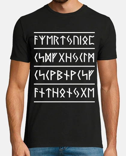 Tee-shirt runes nordique futhark