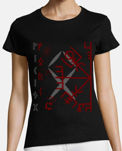 Tee-shirt runes vegvisir odal valknut viking