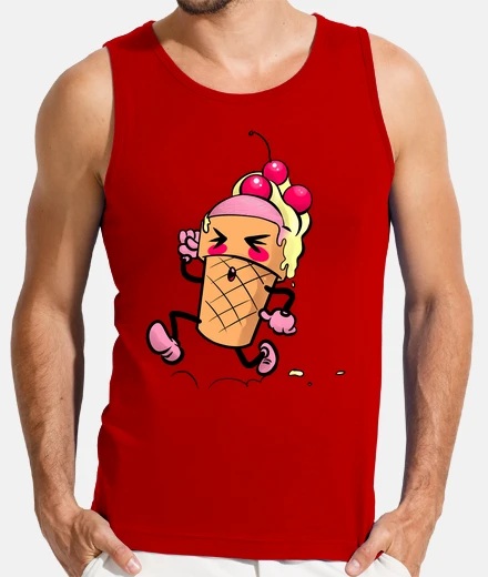 Tee-shirt runner icecream