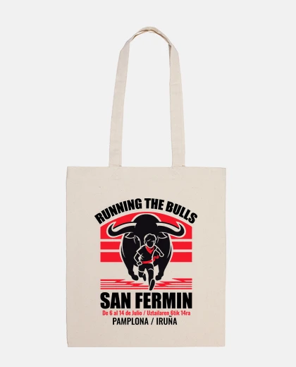 Borsa running il bull s - san fermin