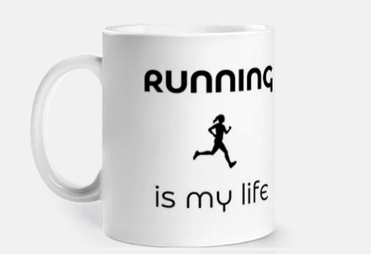 Cup running is my life gift