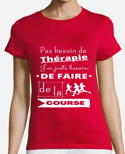 T-shirt de course drôle pour femme, je cours comme une fille T-shirt de course drôle pour femme, je cours comme une fille