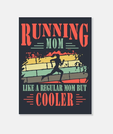 Stampa Running Mom Cooler Runner Mother Gift