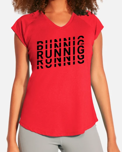 Camiseta deportiva mujer running movimiento laTostadora