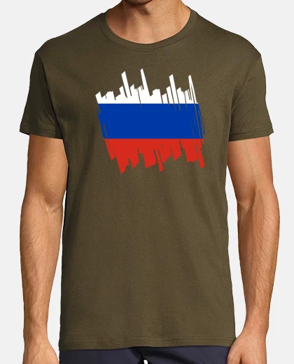 T-shirt russia bandiera