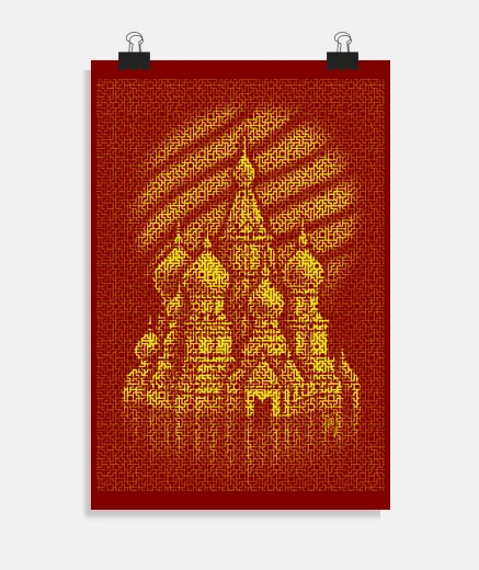Poster Russian Bricks