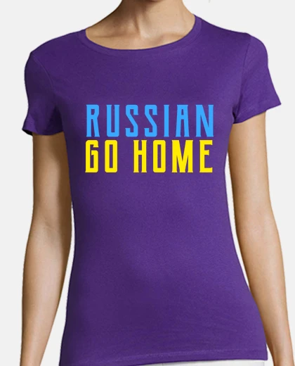 Playera Russian go home