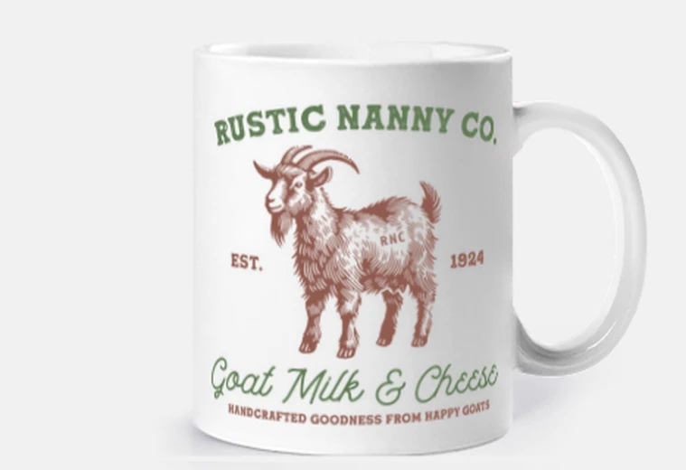 Taza RUSTIC NANNY CO GOAT MILK AND CHEESE