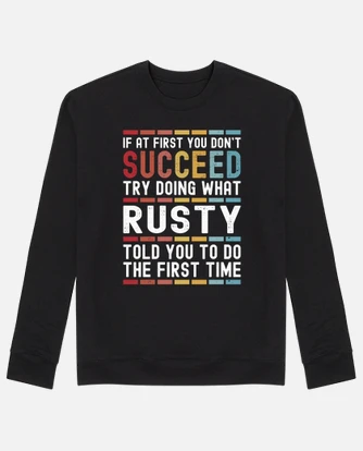 Rusty sweatshirt hotsell