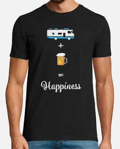 T-shirt rv and beer  happiness  motorhome gift