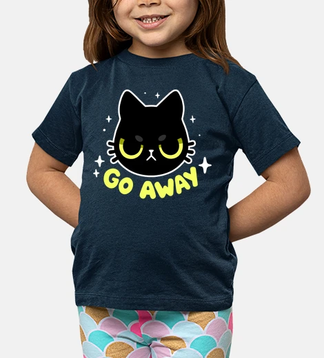 Vêtements s39en aller - mignon chat noir en angry
