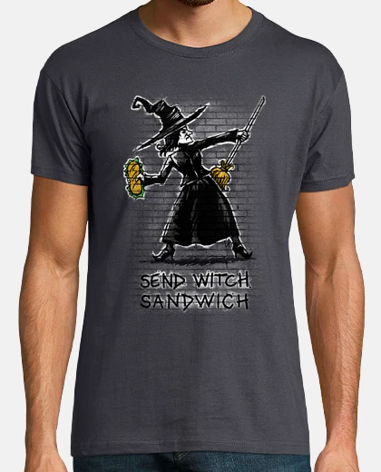 Camiseta s&aacute;ndwich de brujas env&iacute;o