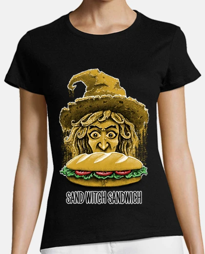 T-shirt sabbia witch panino v1