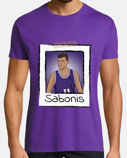 Playera Sabonis Foto Retro