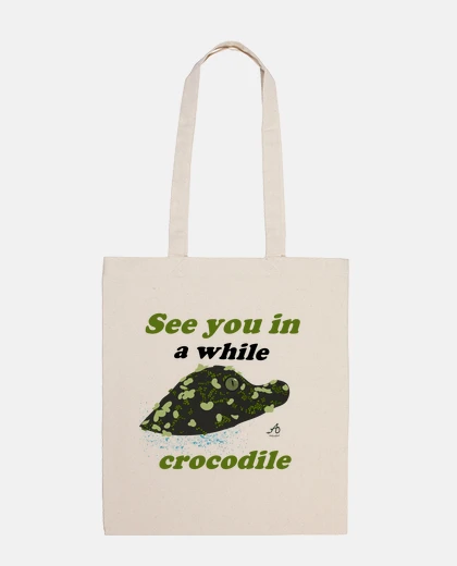 Sac sac à bientôt crocodile