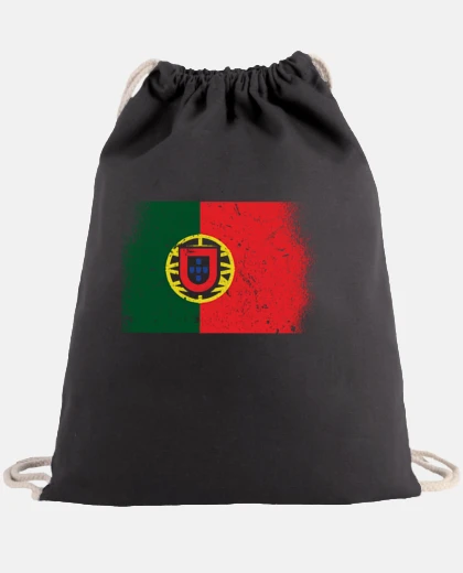 Sac sac à dos drapeau d équipe de supporter du Portugal .