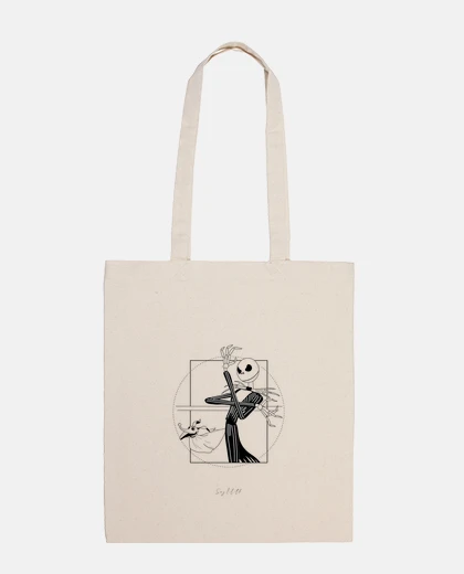 Sac sac beige - squelette jack