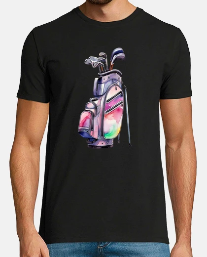 Tee-shirt sac de golf arc en ciel