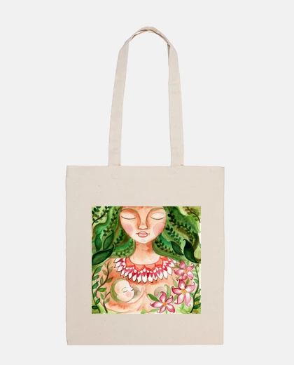 Sac sac en tissu maman paix