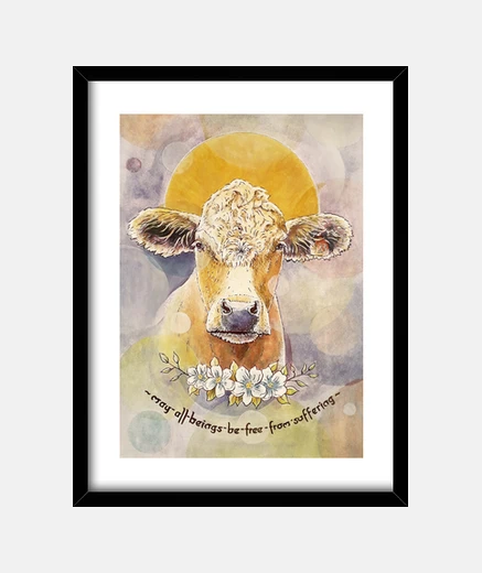 Framed sacred cow