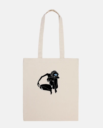 Bag sad girl