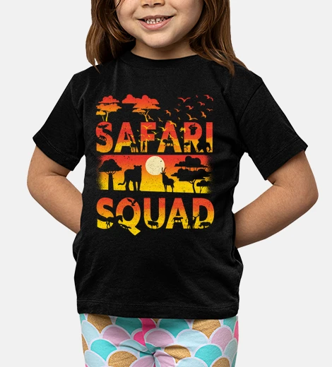 Ropa safari squad zoo animales africanos
