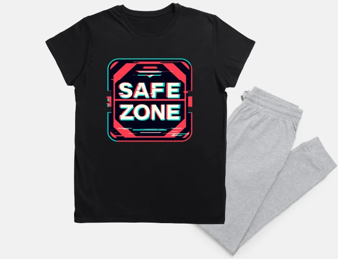 Pajama Safe zone Retro Gaming Glitch