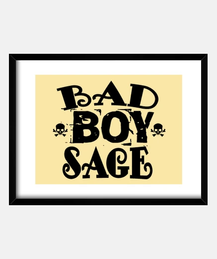 Quadro saggio bad ragazzo