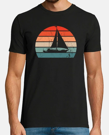 T-shirt Sailing Ship Retro Vintage