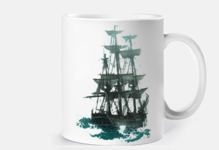 Cup sailing ship sailing