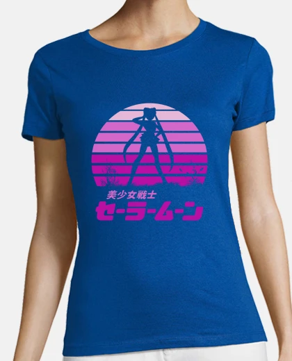 Tee-shirt sailor moon sun set