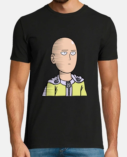 Camiseta Saitama One Punch Man Black