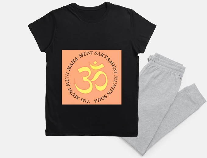 Pajama sakiamuni om and mantra