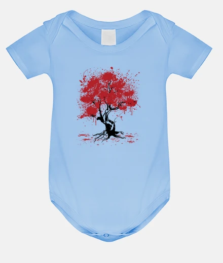 Kids sakura tree painting
