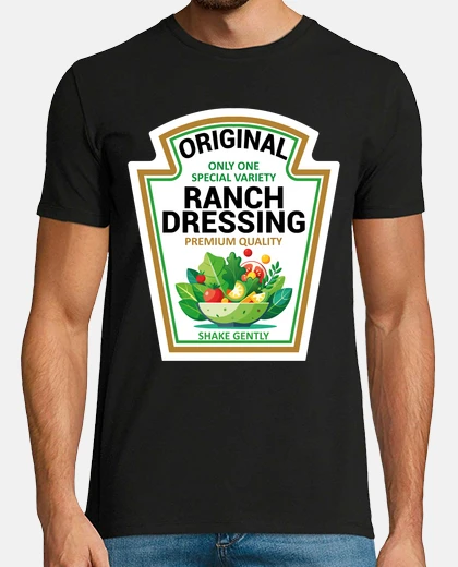 Tee-shirt salade de vinaigrette ranch sauce effra