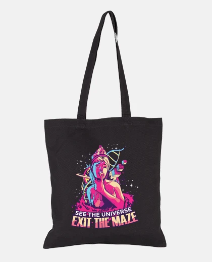 Bolsa salir de la matriz, salir del laberinto, bolso de mujer