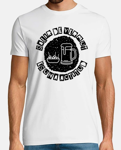 Camiseta Salir de vermut - claro