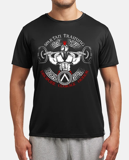 Tee-shirt salle de sport spartiate