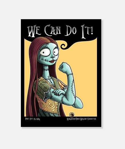 Wall sally can do it! vertical canvas
