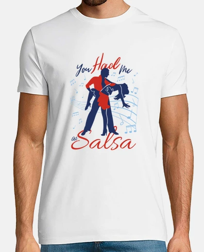 Tee-shirt salsa cours de dance latino, cubaine , portoricaine ,