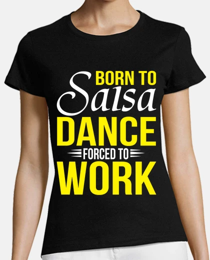 Tee-shirt Salsa cubaine , danse latino caliente